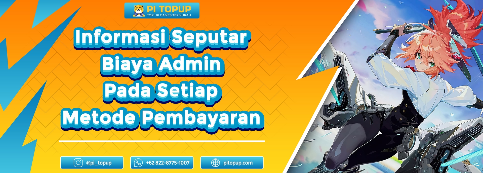 Informasi Biaya Admin Pada Setiap Metode Pembayaran